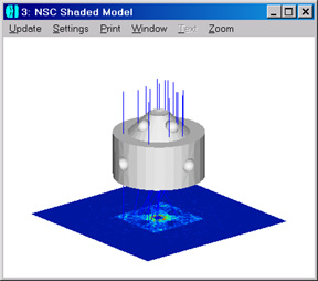 ZEMAX Window: Imported IGES object